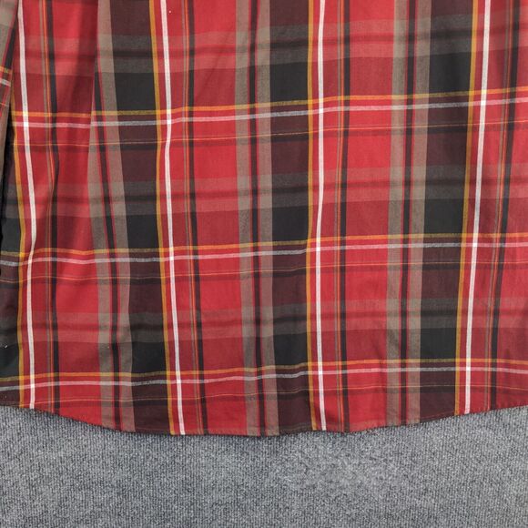 C.E. Schmidt Workwear Men's Button-Down Shirt Multi Plaid Big 2X Long Sleeve - Picture 7 of 11